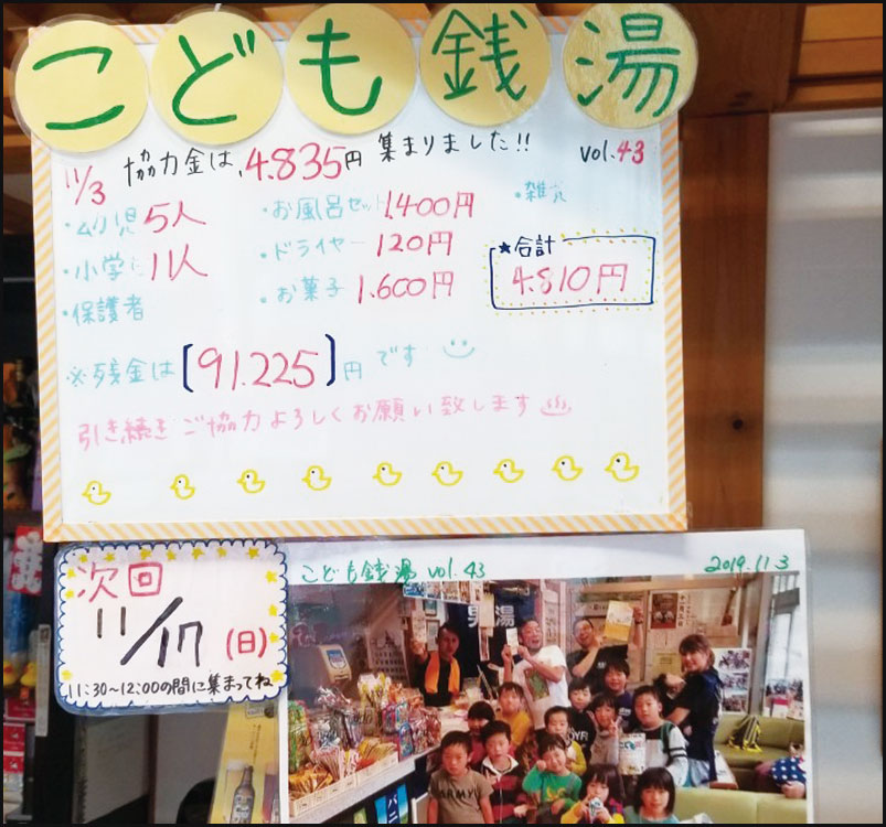 子ども銭湯月日